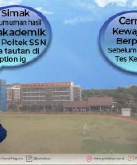 PENGUMUMAN HASIL SELEKSI AKADEMIK DAN PELAKSANAAN SELEKSI KESEHATAN