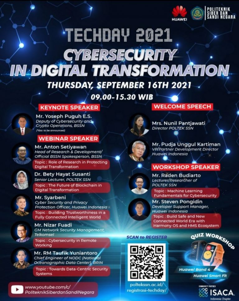 Jangan Lewatkan, Techday 2021: Cyber Security in Digital Transformation ...