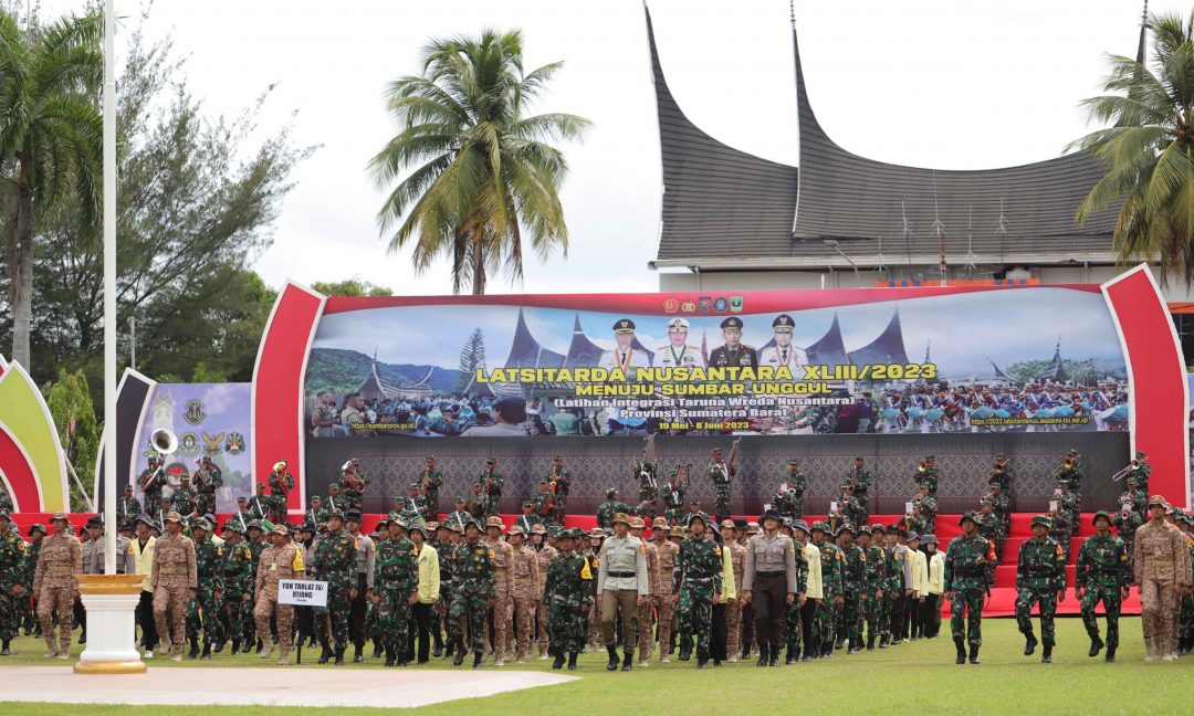 Upacara Pembukaan Latihan Integrasi Taruna Wreda Nusantara (Latsitardanus) XLIII 2023