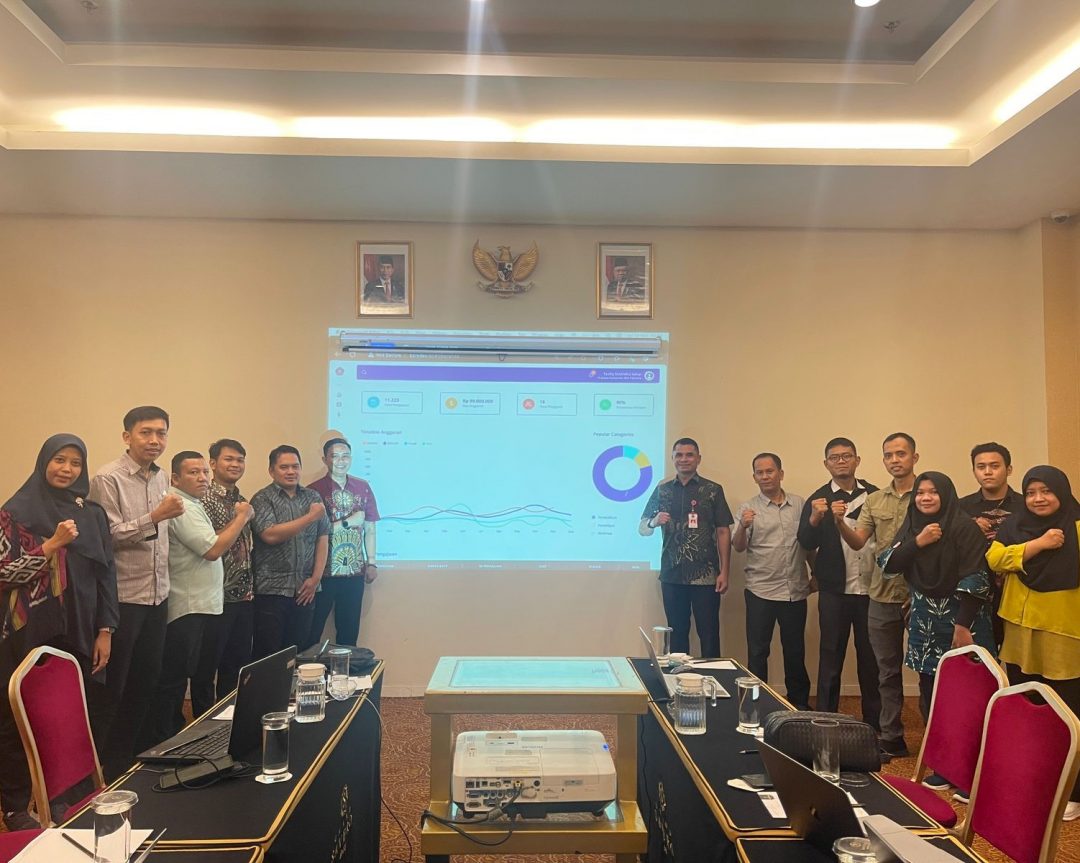 Launching Sistem Informasi Monitoring Anggaran oleh Politeknik Siber dan Sandi Negara