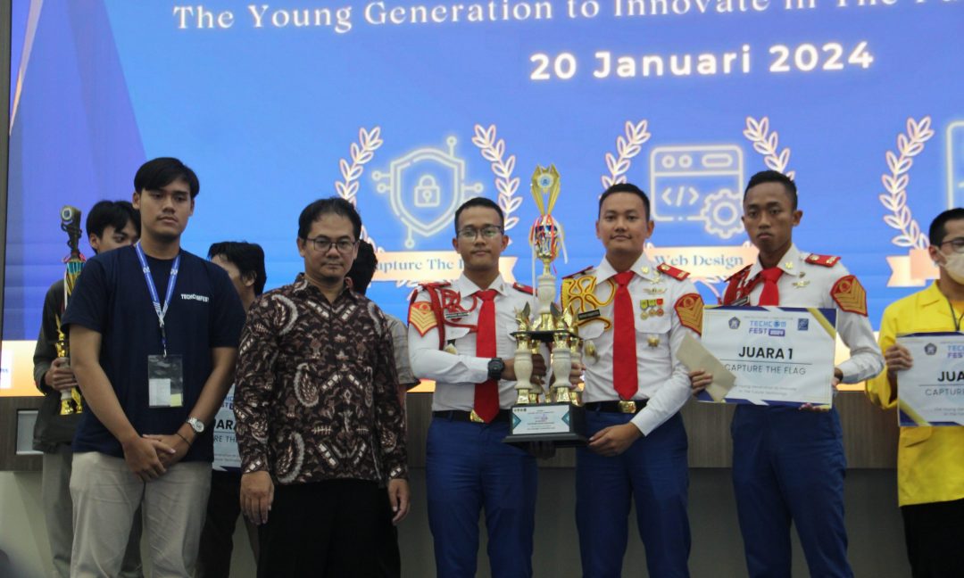 Tim Hantu Siber Poltek SSN Berhasil Meraih Juara 1 Dalam Kompetisi CTF Techcomfest
