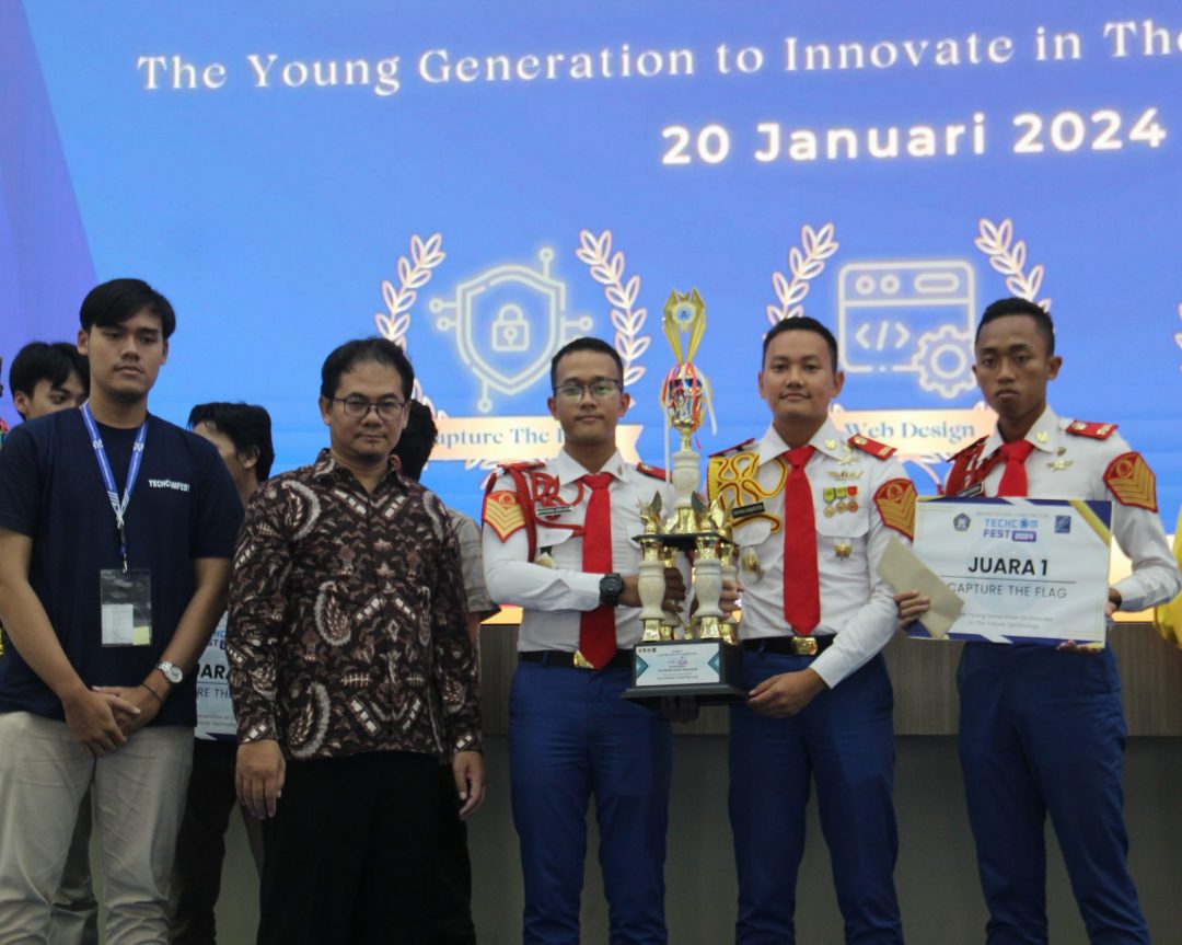Tim Hantu Siber Poltek SSN Berhasil Meraih Juara 1 Dalam Kompetisi CTF Techcomfest