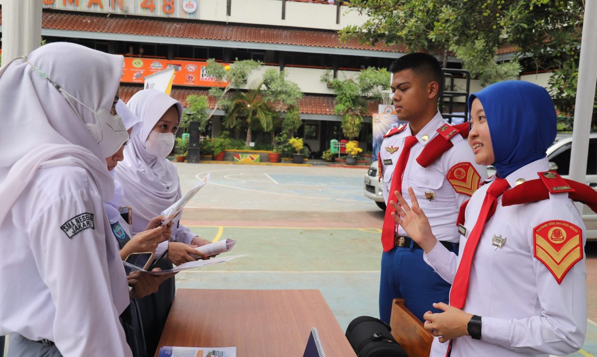 Poltek SSN Turut Hadir Pada Kegiatan Sharing Session dan Ekspansi Kelas XII di SMA Negeri 48 Jakarta