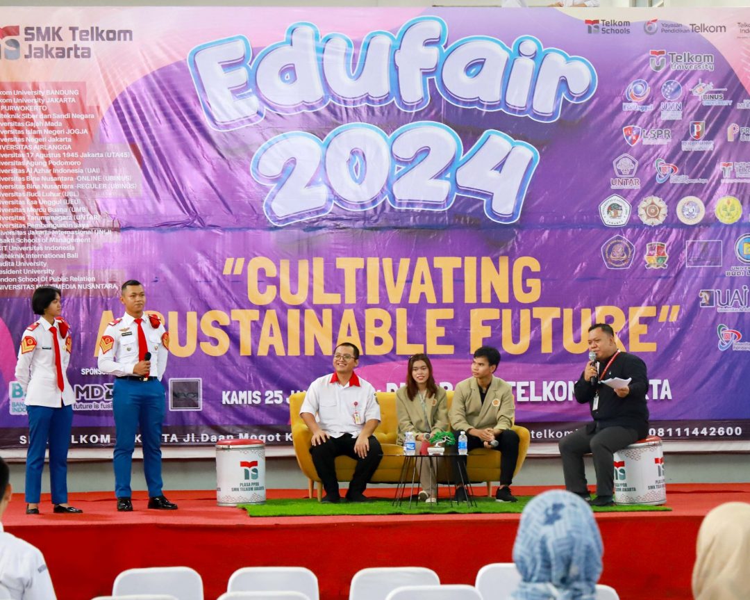 Perkenalkan Kampus Cyber Security, Poltek SSN Hadiri Education Fair Di SMK Telkom Jakarta