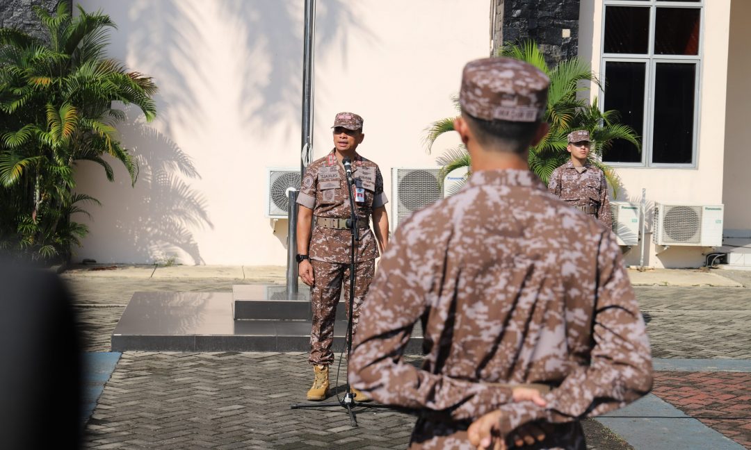 APEL GELAR KESIAPAN DAN APEL KEBERANGKATAN TARUNA PSSN DALAM RANGKA LATSIRTADRANUS XLIV