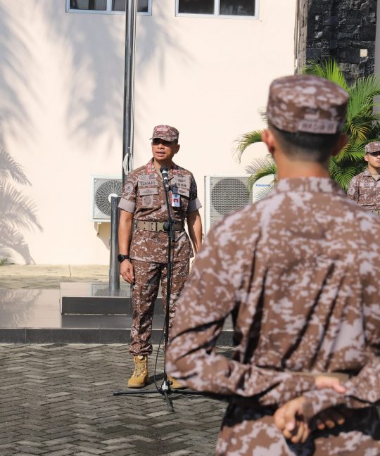 APEL GELAR KESIAPAN DAN APEL KEBERANGKATAN TARUNA PSSN DALAM RANGKA LATSIRTADRANUS XLIV