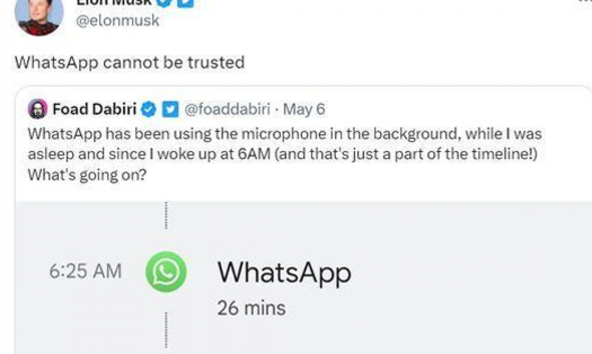 Analisis Kerentanan Pada Keamanan Whatsapp Dari Insiden Eksploitasi Akun Elon Musk