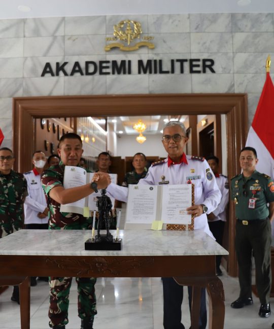 BSSN dan Akademi Militer Tandatangani Kerjasama Penyelenggaraan Kegiatan Pendidikan Dasar Kemiliteran