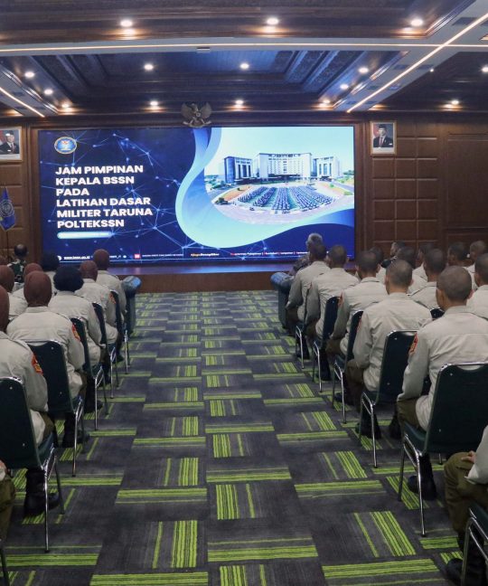 Kepala BSSN Berikan Pembekalan kepada Taruna Baru Melalui Jam Pimpinan
