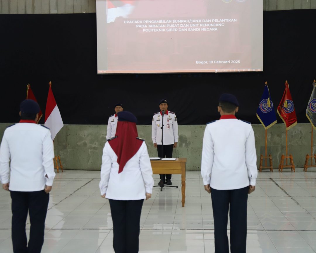 Pelantikan dan Pengambilan Sumpah Pejabat Pada Pusat dan Unit Penunjang di Lingkungan Poltek SSN