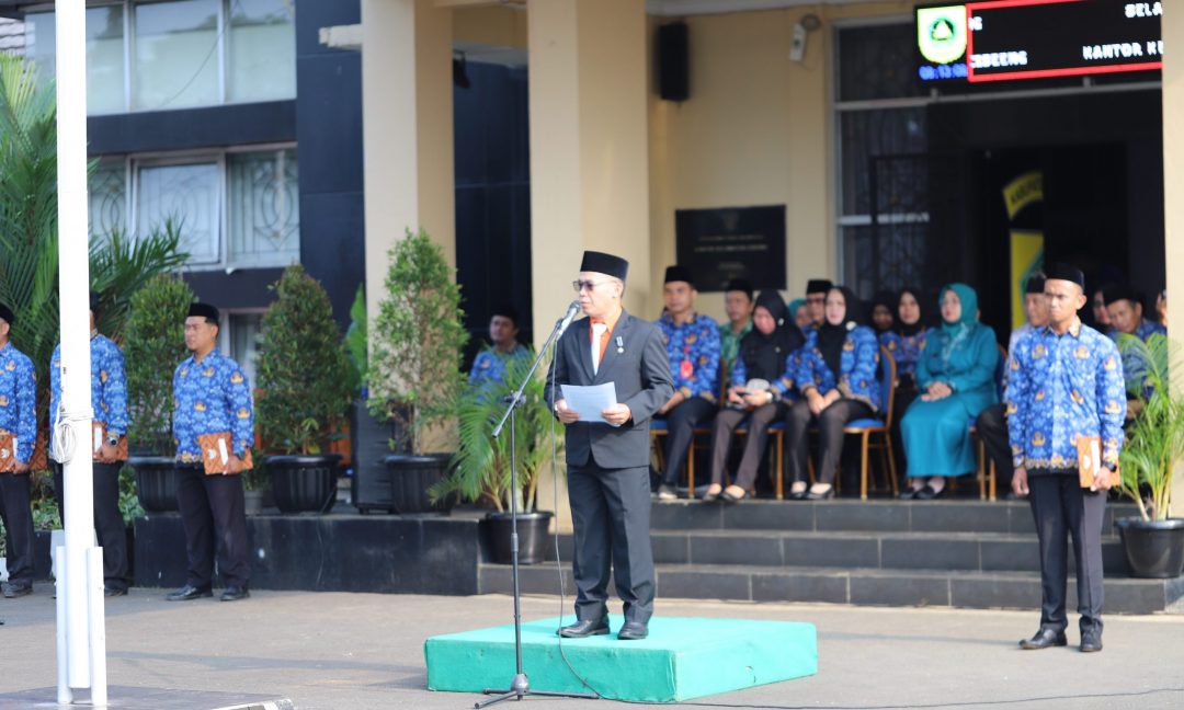 Poltek SSN Menghadiri Upacara Peringatan Hari Pendidikan Nasional di Kecamatan Ciseeng