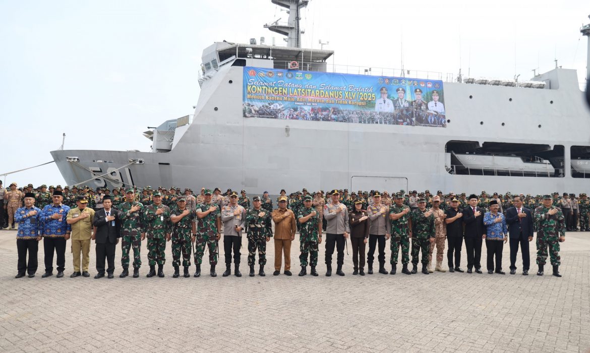 Ikuti Upacara Pembentukan Mentarlat dan Penyambutan Kontingen Latsitarda Nusantara XLV/ 2025, Taruna Poltek SSN Siap Berkontribusi untuk Masyarakat Banten