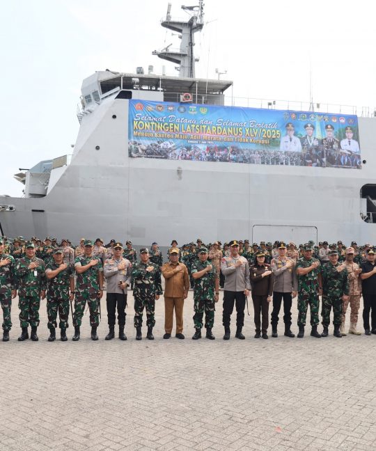Ikuti Upacara Pembentukan Mentarlat dan Penyambutan Kontingen Latsitarda Nusantara XLV/ 2025, Taruna Poltek SSN Siap Berkontribusi untuk Masyarakat Banten