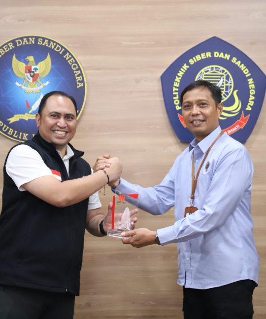 Kunjungan Kerjasama BRIN Dengan Poltek SSN di Bidang Riset dan Teknologi Keamanan Siber Berbasis Kriptografi