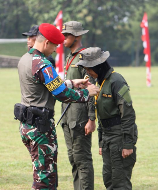 Upacara Pembukaan Latsarmil Taruna Pratama Politeknik Siber dan Sandi Negara T.A 2025