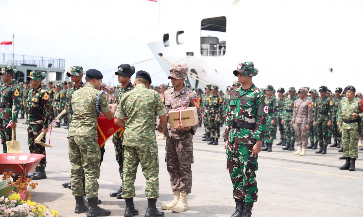 Upacara Pembukaan dan Pemberangkatan Satgastar Latsitardanus XLVI Tahun 2026