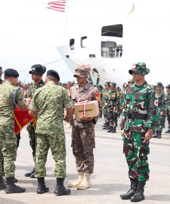 Upacara Pembukaan dan Pemberangkatan Satgastar Latsitardanus XLVI Tahun 2026