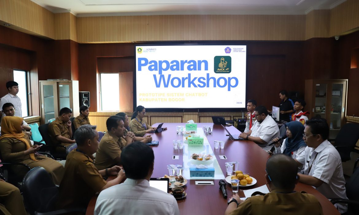 Wujud Tri Dharma Perguruan Tinggi, Poltek SSN Gelar Workshop dan Serah Terima Chatbot AI ASICK untuk Kabupaten Bogor